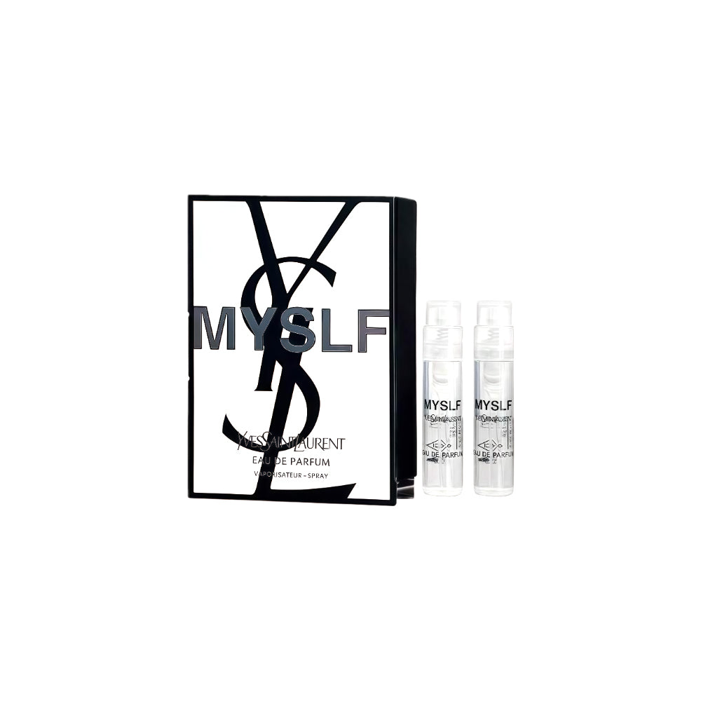 LOT OF 2*1.2ml/0.04oz YSL Men's MYSLF Parfum Eau De Parfum EDP Spray 1.2ml 0.04 Oz Fragrances Mini Travel Size