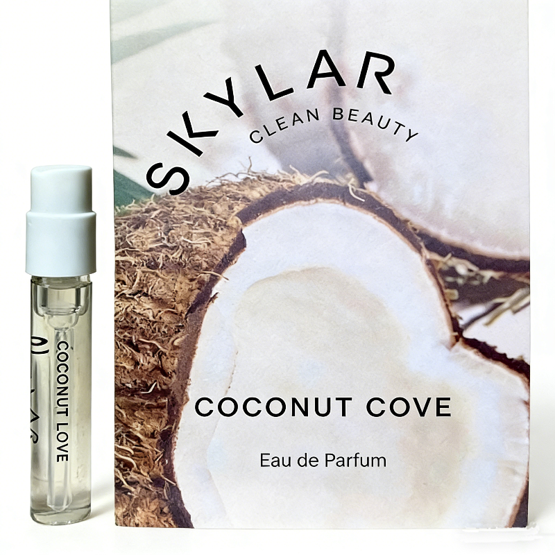 Skylar Clean Beauty Coconut Cove Eau de Parfum EDP Sample Spray .05oz, 1.5ml