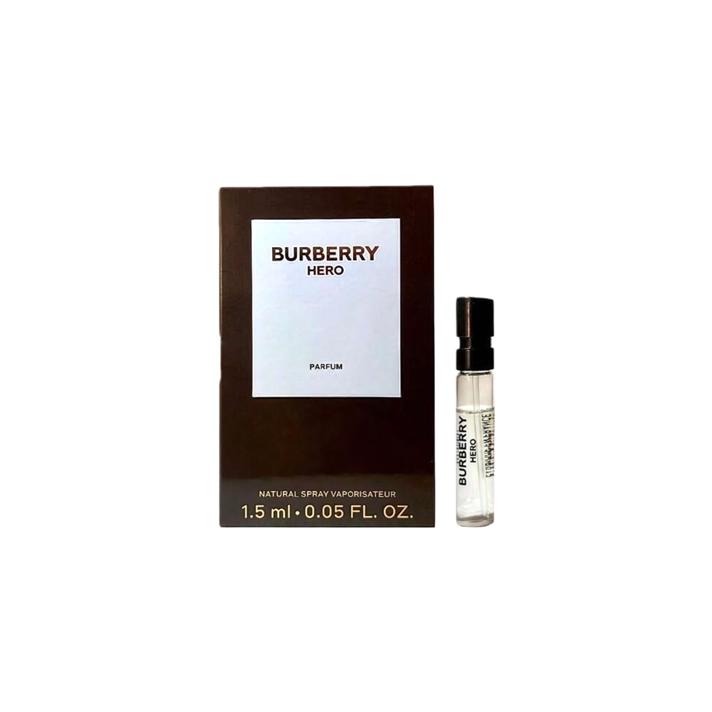 Burberry Hero Eau De Toilette,PARFUM For Men Spray Fragrances, 1.5ml/0.05 Fl. Oz Mini Travel Size