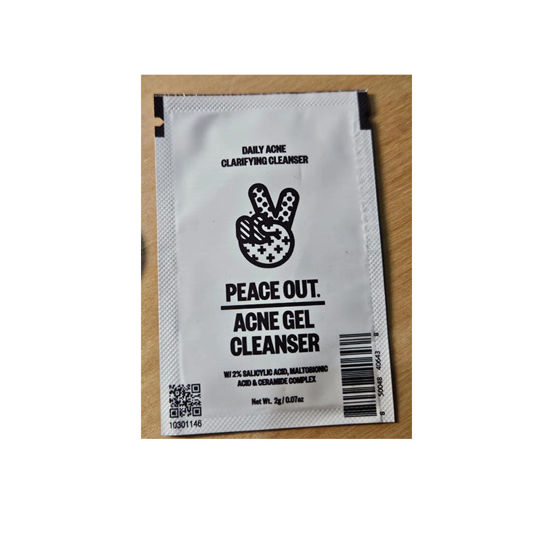 Peace Out Acne Gel Cleanser Samples .07 fl oz / 2g
