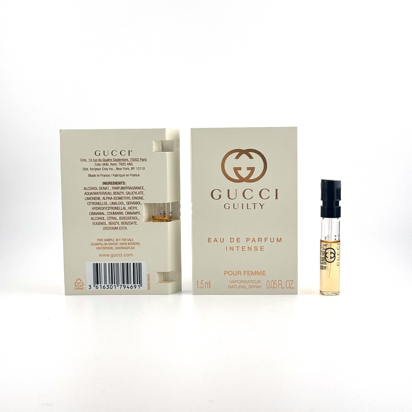 Gucci Guilty EDP Intense Pour Femme (1.5ml/0.05 Fl.Oz) Travel Size