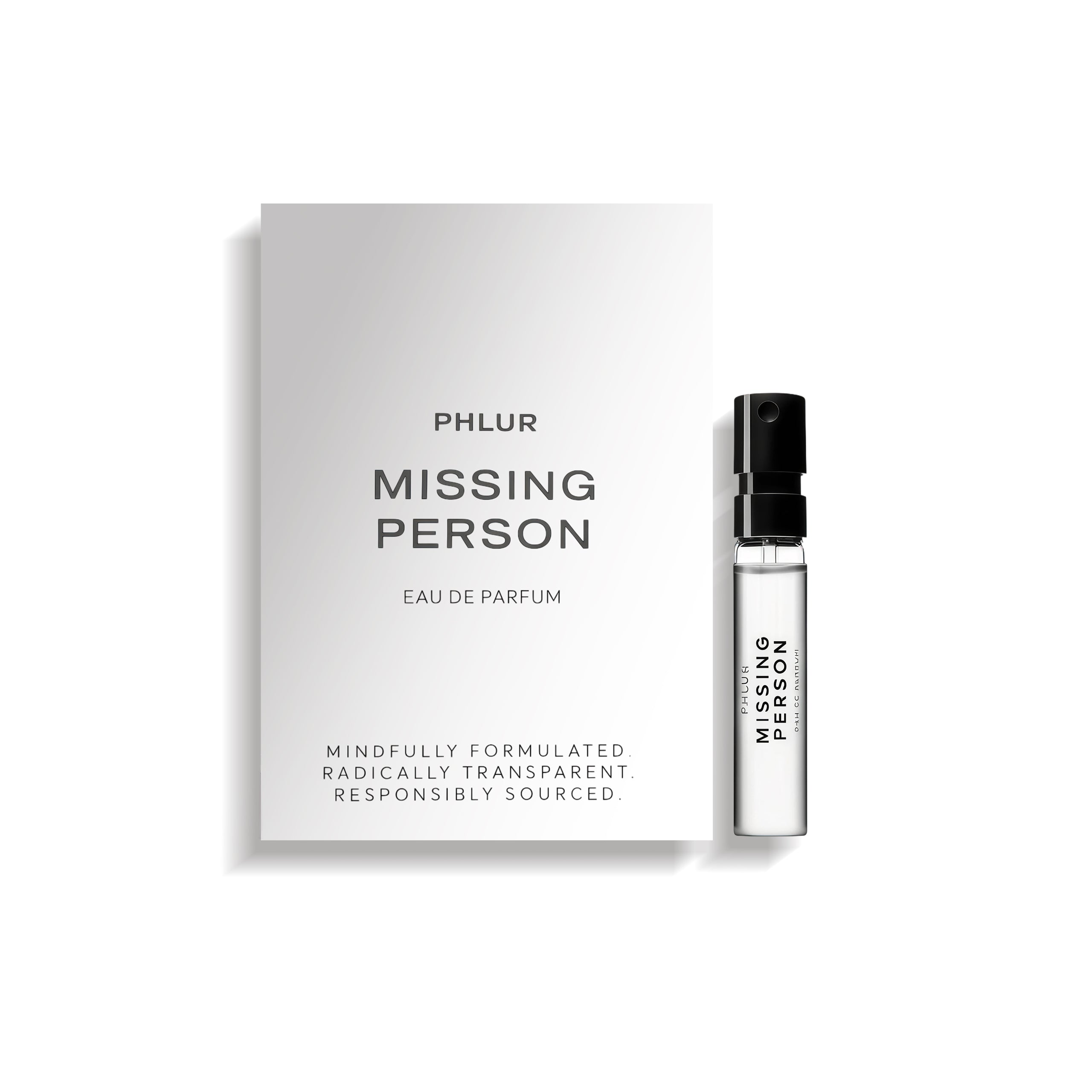 Phlur Missing Person Eau De Parfum (2ml/0.06 Fl.Oz) Travel Size