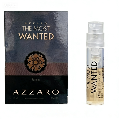 AZZARO THE MOST WANTED for Men 0.04 oz 1.2 ml Parfum Spray ON CARD