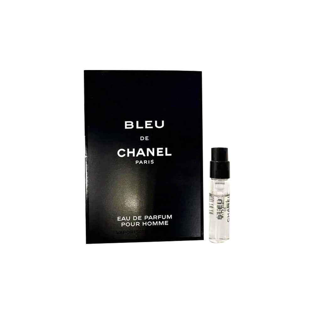 CHANEL Bleu De Chanel Eau De Parfum Pour Homme For Men Spray Vial 1.5ML/ 0.05 Fl.Oz Travel Size Mini