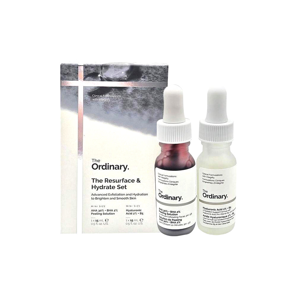 The Ordinary Resurface & Hydrate Facial Care Kit (2x15ml)
