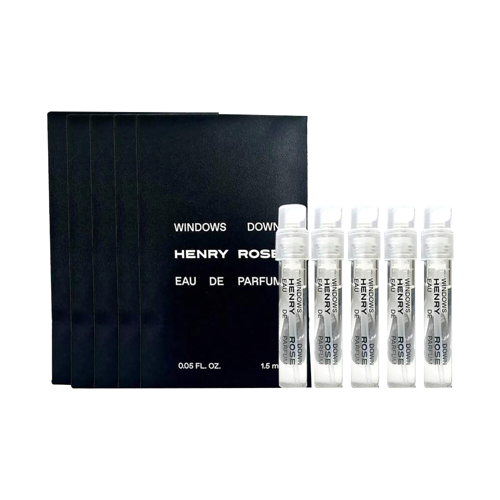 Henry Rose Windows Down Eau De Parfum LOT OF 5*1.5ml/ 0.05.oz Fresh Discovery