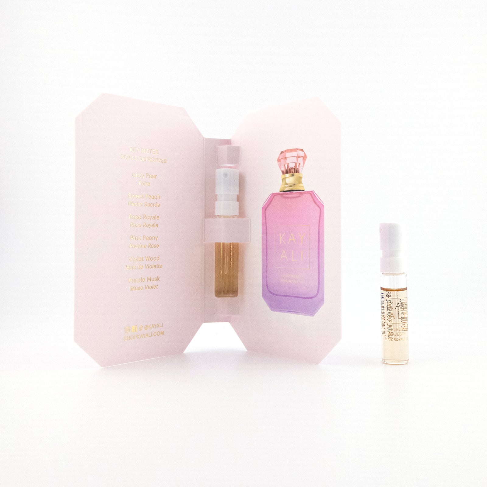 HUDA Kayali Eden Sparkling Lychee 39 EDP Spray .05oz/1.5mL Womens Perfume Sample