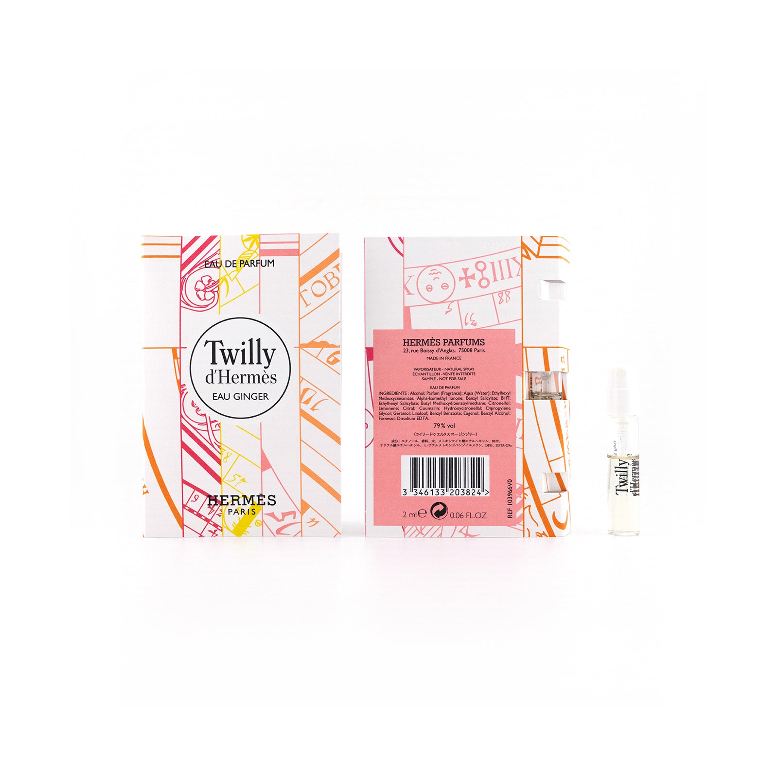 Hermès Twilly d'Eau Ginger EDP (2ml/0.06 Fl.Oz) Travel Size