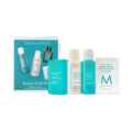 Moroccanoil Hydrating Travel Kit (4-Piece Set) - With Shampoo, Conditioner, Treatment Oil & Hand Cream