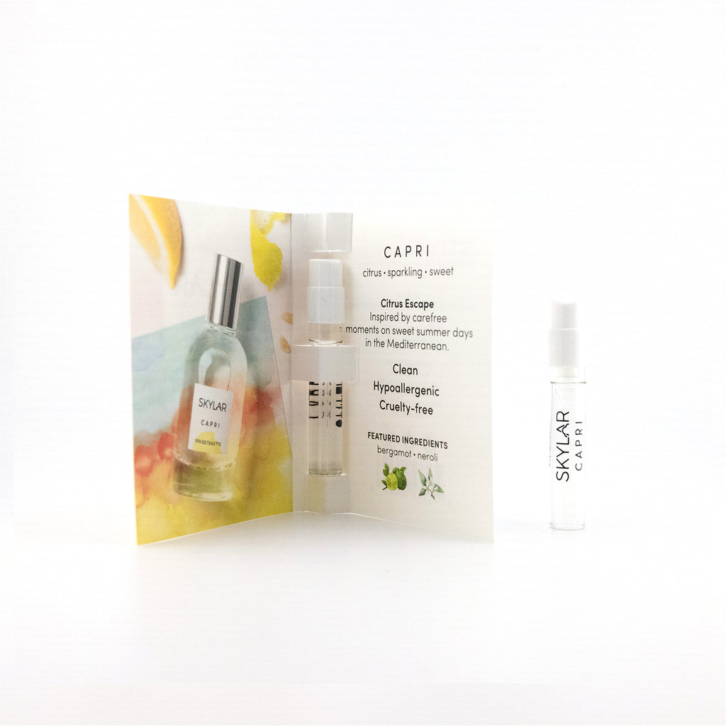 Skylar CAPRI Eau de Toilette Spray Mini Size Vial 1.5 ml/.05 Oz