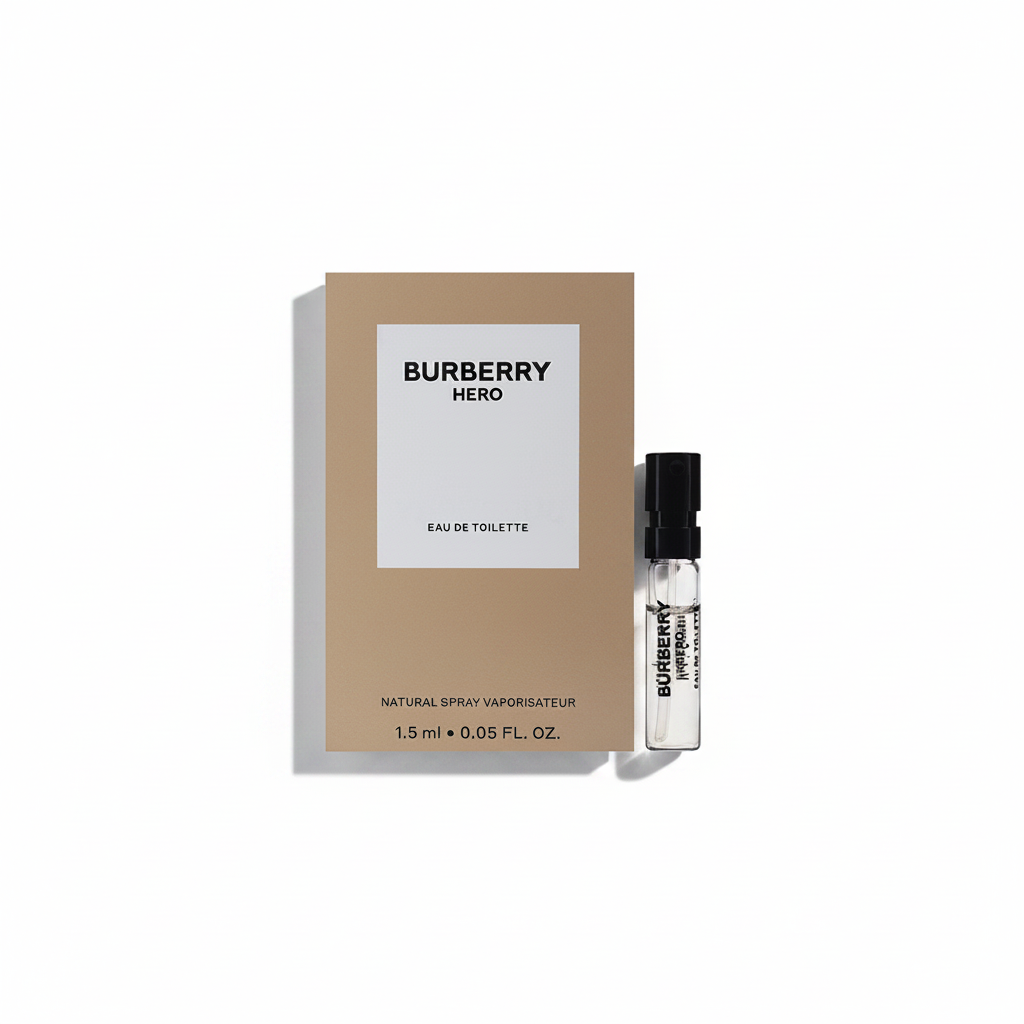 Burberry Hero Flat Lay with Left Shadow