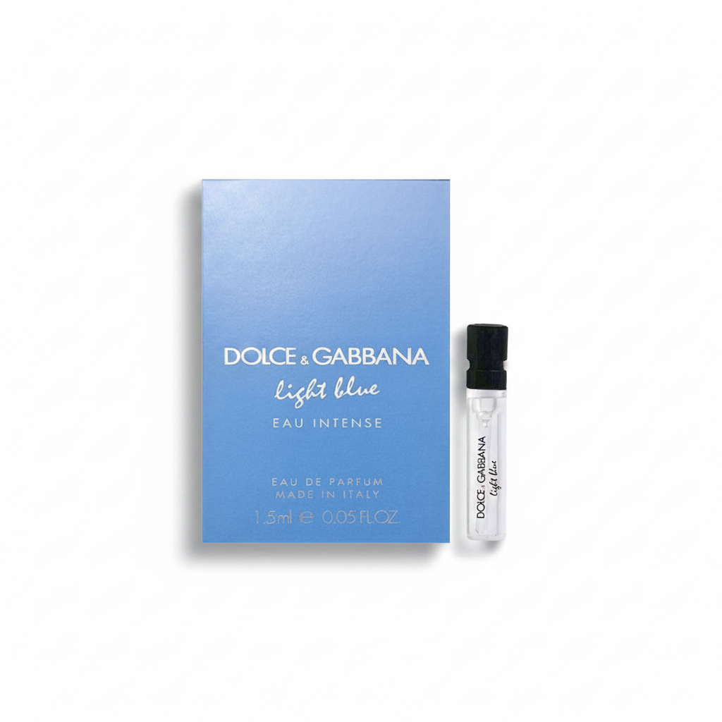 D&G Light Blue Eau Intense - 平躺+向左投影