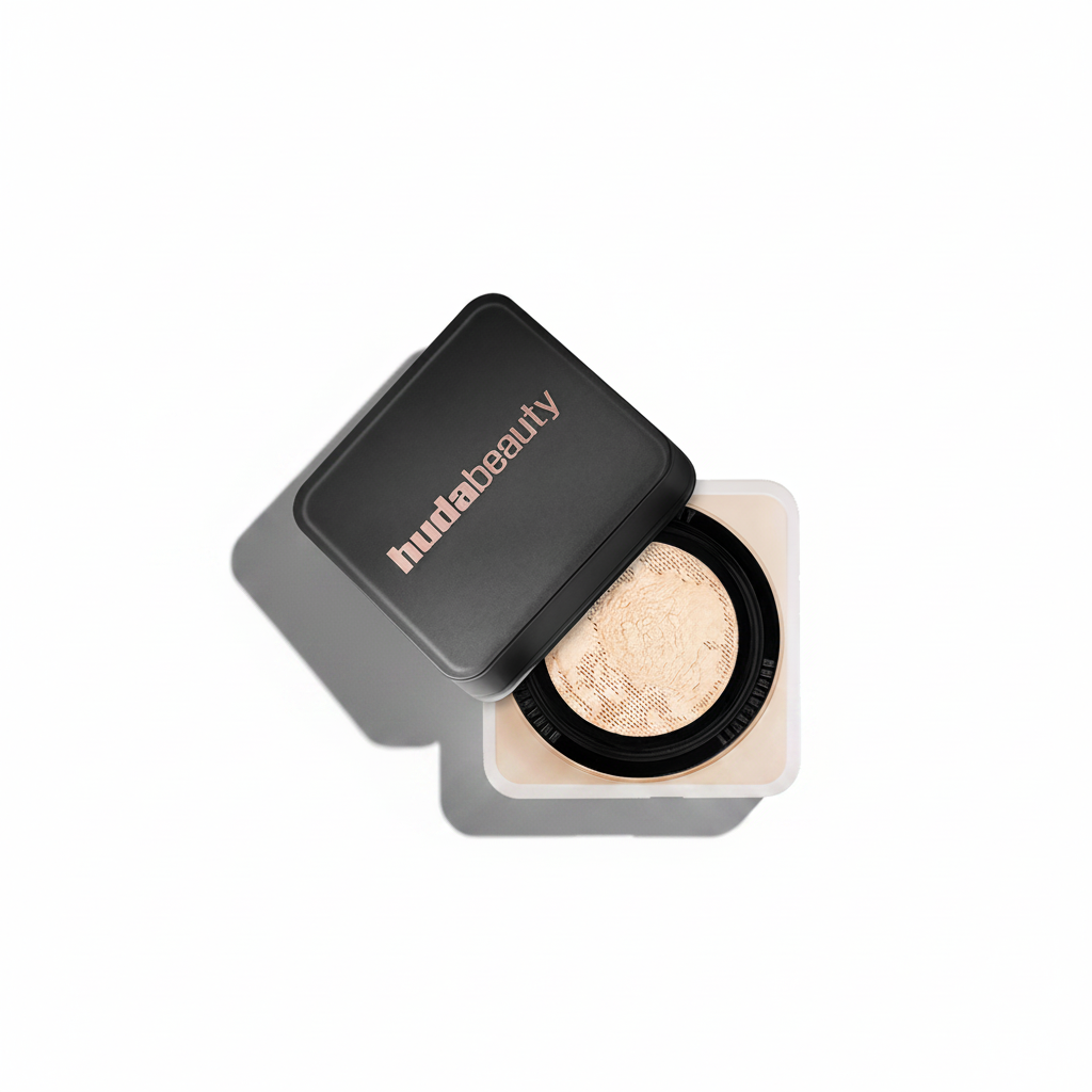 Huda Beauty Easy Bake Loose Powder with Left Shadow