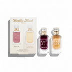 Kayali Vanilla Musk Mini Duo Flat Lay with Left Shadow