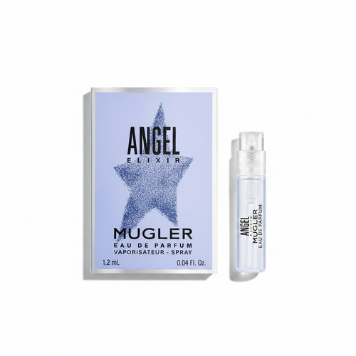 Mugler Angel Elixir Flat Lay with Left Shadow