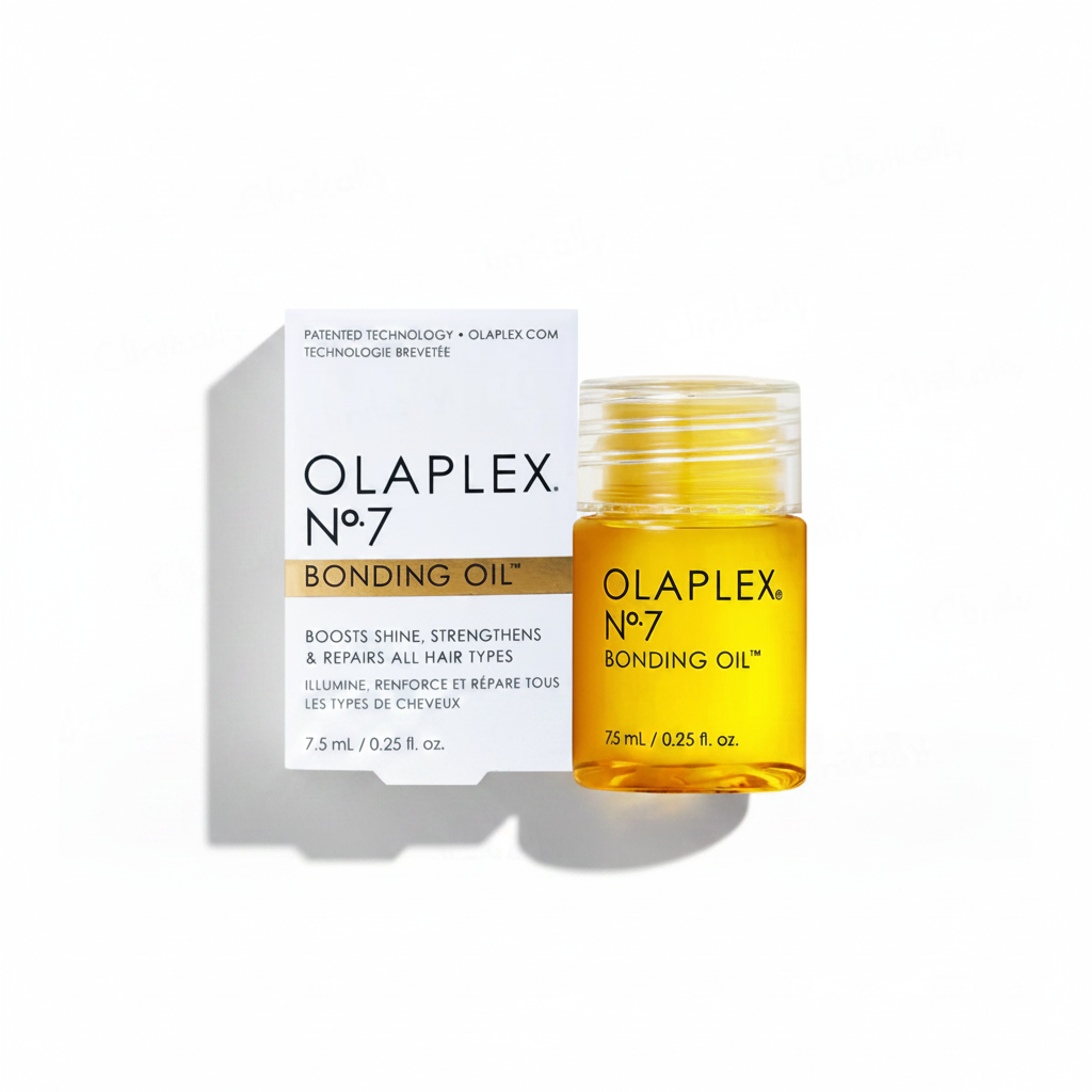 Olaplex No.7 Bonding Oil - 平躺+向左投影