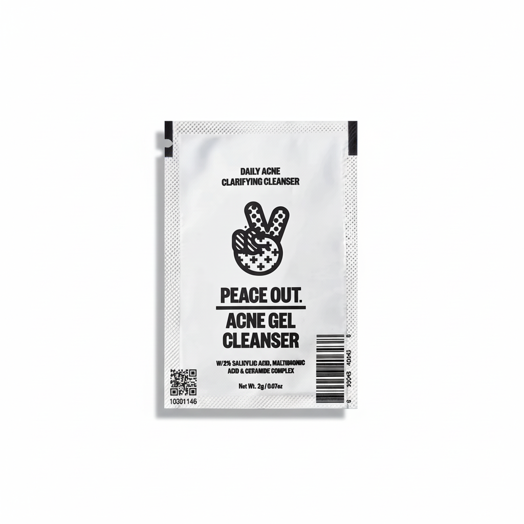 Peace Out Acne Gel Cleanser - Retouched with Left Shadow