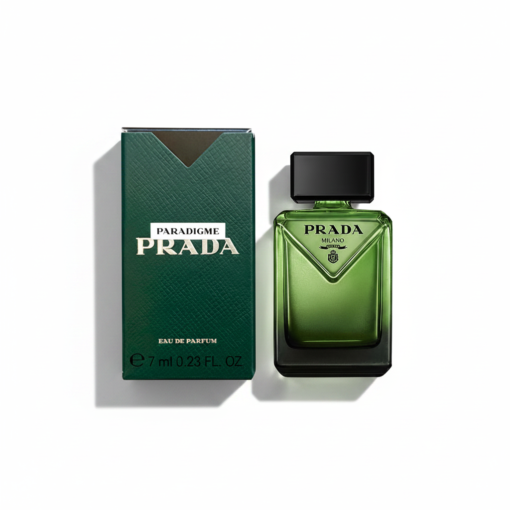 Prada Paradigme Flat Lay with Left Shadow