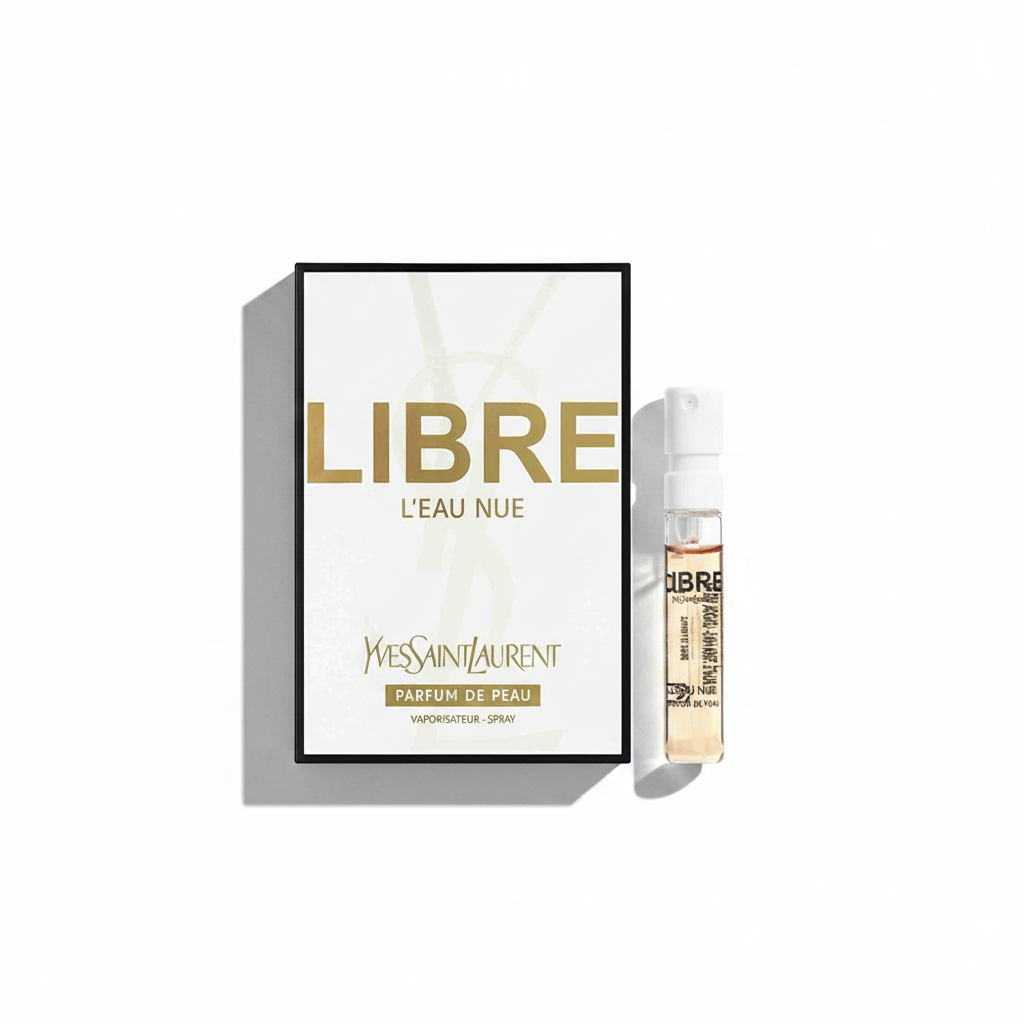 YSL Libre L'Eau Nue Flat Lay with Left Shadow