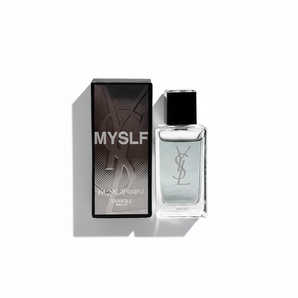 YSL MYSLF L'Absolu Parfum - Flat Lay with Left Shadow